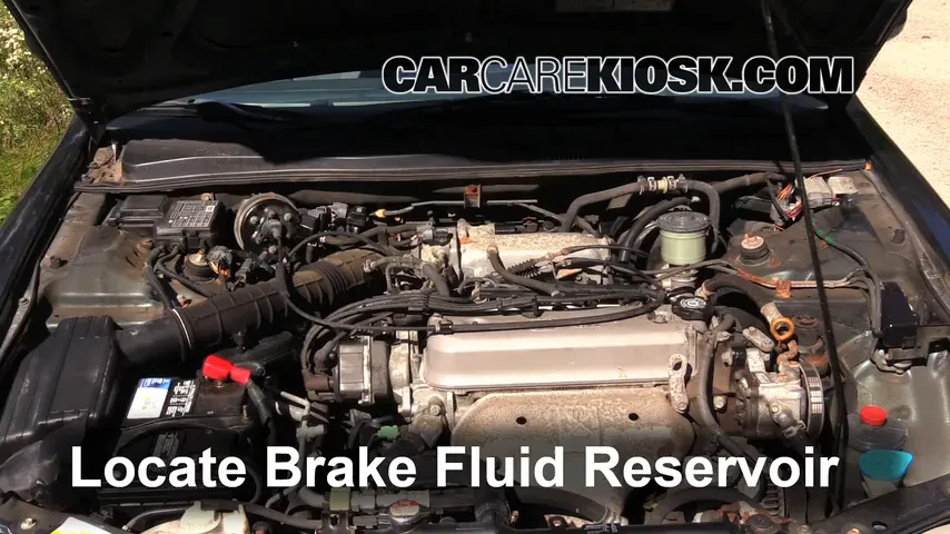 1997 Honda Accord LX 2.2L 4 Cyl. Sedan (4 Door) Brake Fluid Add Fluid